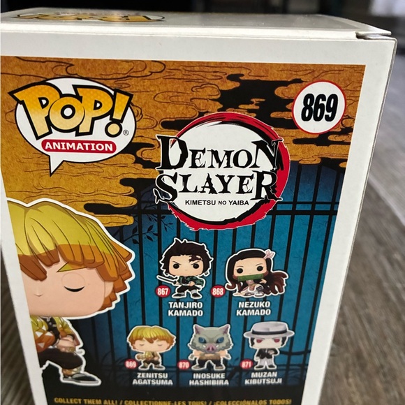 Zenitsu - Zenitsu Agatsuma Demon Slayer Funko Pop #869 - Picture 4 of 4